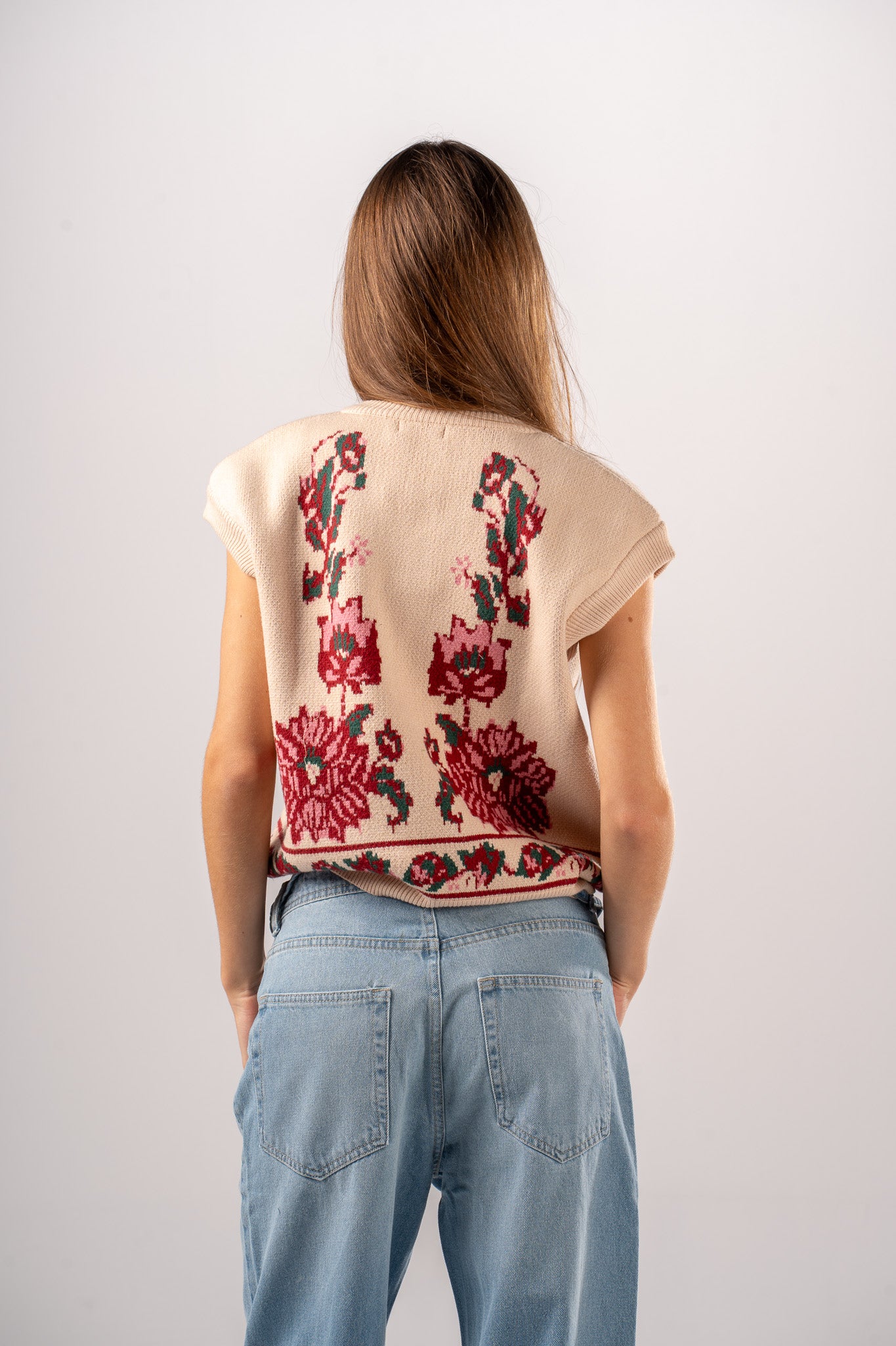 Jacquard vest